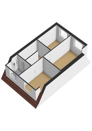 Floorplan - Eendrachtstraat 58, 1502 TL Zaandam